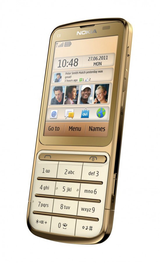 Nokia C3-01 Gold Edition